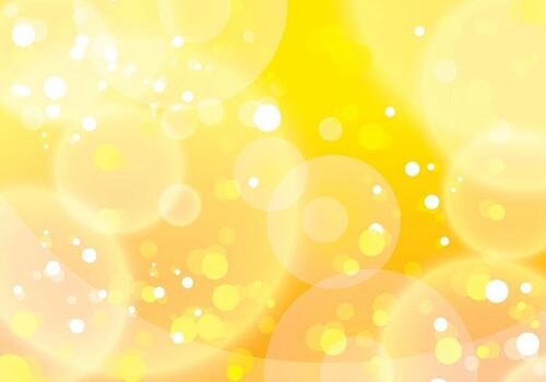 Yellow Bokeh Background Vector
