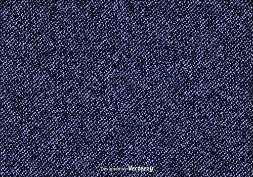 Vector Blue Denim Texture Background
