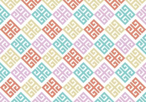Seamless Geometric Greek Pattern vector