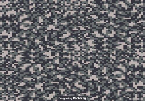 Digital Camouflage Texture - Vector