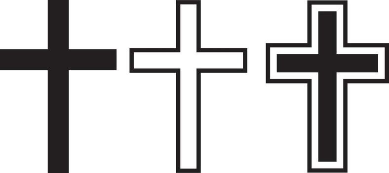 Simple Cross Set vector