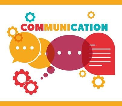 speech bubbles communication vector