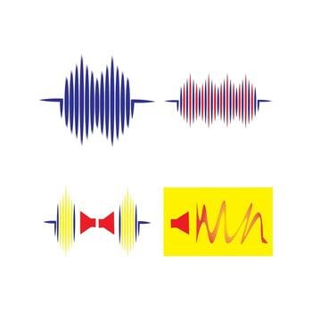sound wave logo vector