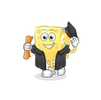sponge character cartoon vector
