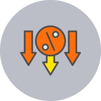 Decrease Vector  Icon