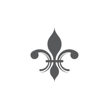 Fleur de lis vector icon design