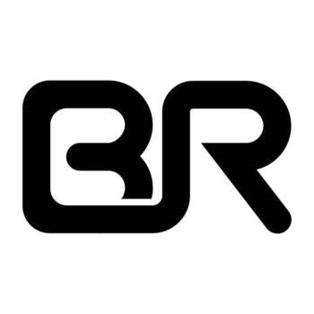 BR letter logo vector