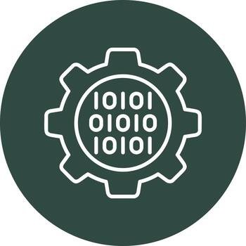 Binary Code Vector Icon