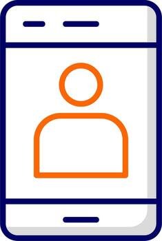 Mobile User Vector Icon