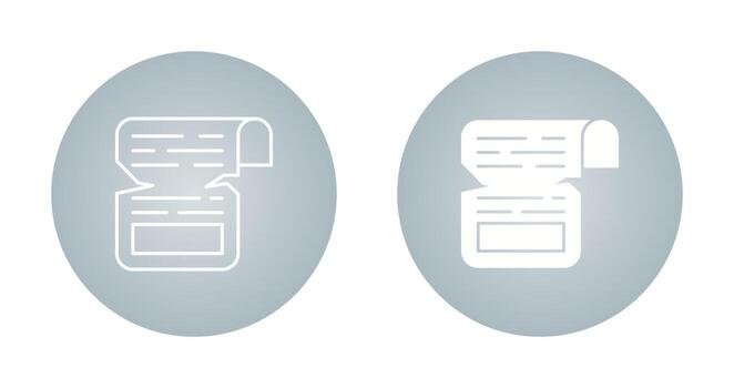 Old Paper Vector Icon