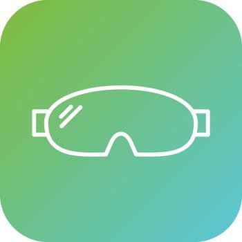 Goggles Vector Icon Style