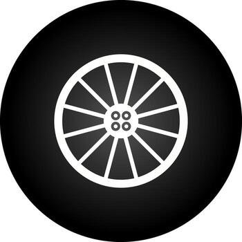 Wheel Vector Icon