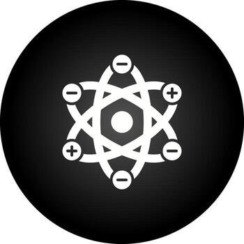 Atom Structure Vector Icon