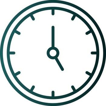 Clock Vector Icon Design