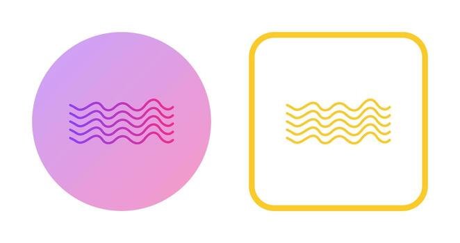 Magnetic Waves Vector Icon
