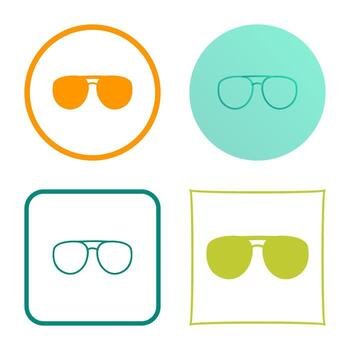Unique Glasses Vector Icon