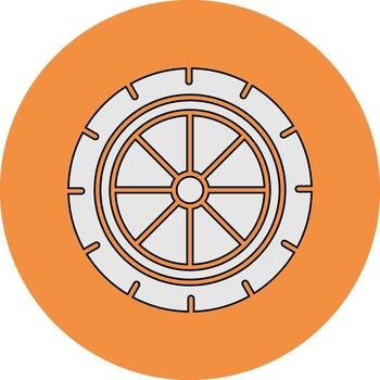 Wheel Vector Icon