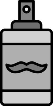 Beard Oil Vector Icon