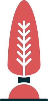 Cypress Vector Icon