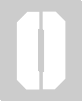 Number 0 vector
