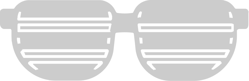 Sunglasses unique  vector