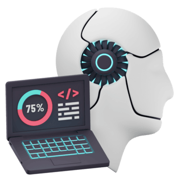 programming robots 3d icon illustration png