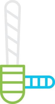 Baton Creative Icon Design vector