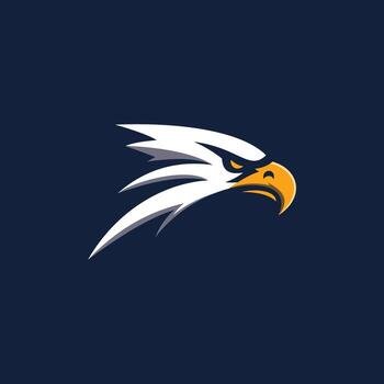 Eagle head logo design, Dynamic and Bold Eagle Logo vector