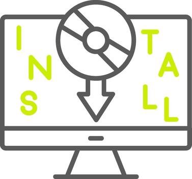Install Neutral Icon Unit vector