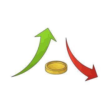 Increase And Decrease vector