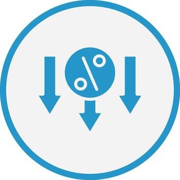 Decrease User Interface Mark Symbol vector