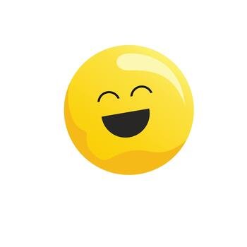 Happy Face Laughing vector