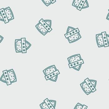 tamper proof line seamless pattern vector