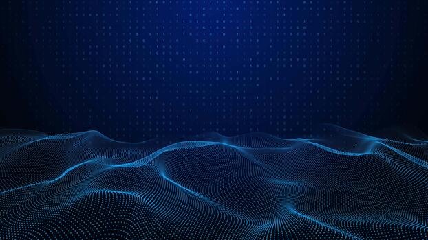 Random Parts of Program Code, Binary Data Software Programming Code Background video